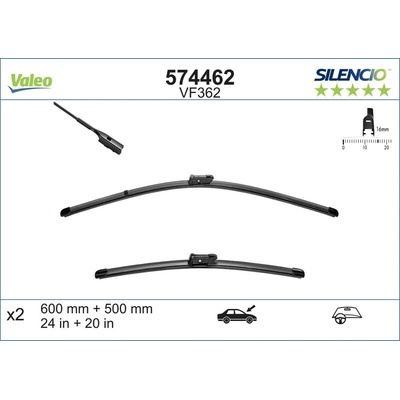 Valeo Silencio X-TRM 600+500 mm ST VM362