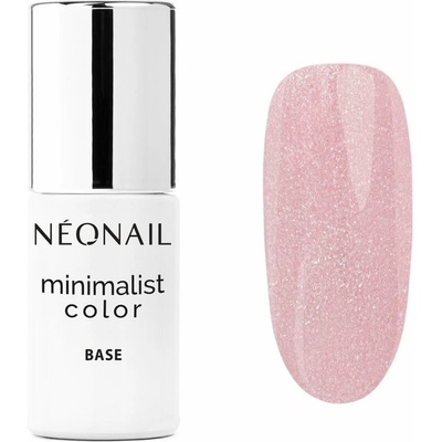 NEONAIL Minimalist Color Base podkladový lak na nehty s použitím UV/LED lampy odstín Shiny Rouge Tone 7.2 ml