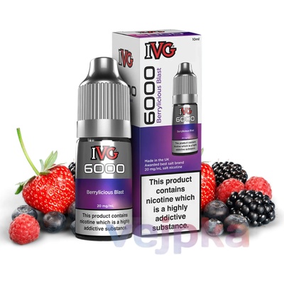 IVG 6000 Salt Berrylicious Blast 10 ml 10 mg