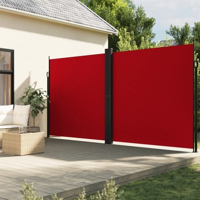 vidaXL Zatahovací boční markýza krémová 220 x 600 cm