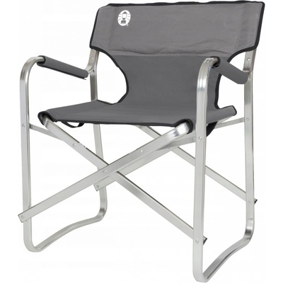 Coleman Deck Chair Aluminium Grey