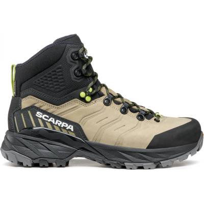 Scarpa Дамски туристически обувки Scarpa Women's Rush Trek Pro GTX Walking boots - Stone / Sunny Lime - размер 38 (EU) (119-0584-0215)