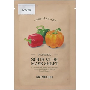 Skinfood Sous Vide Mask Sheet Paprika - Тъканна маска с пипер 1бр/18мл