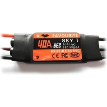 Favourite SKY Regulátor otáček 40A SBEC 2-4S 39g ESC Air/Heli