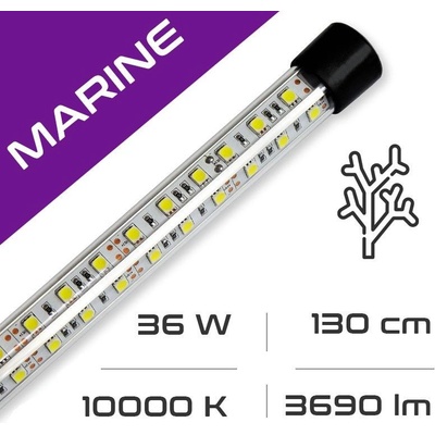 Aquastel LED osvětlení Glass Marine 36 W, 130 cm, 10000K