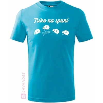 Triko na spaní 2, dívčí, tyrkys