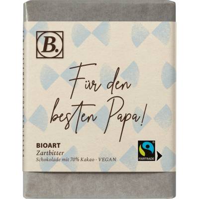 BioArt bio čokoláda Pro nejlepšího tatínka 70 g