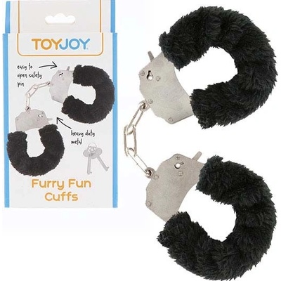 ToyJoy Furry Fun Cuffs plyšová erotická pouta