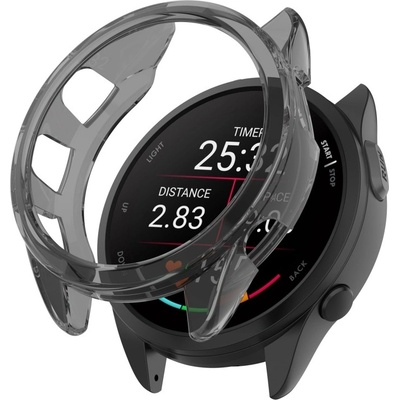 VSETKONAMOBIL 75234 TPU HALF COVER Kryt pre Garmin Forerunner 165 / 165 Music čierny