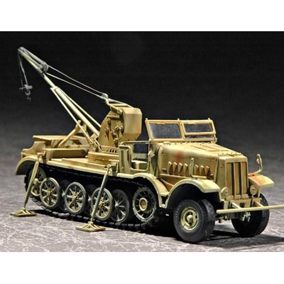 Trumpeter Drehkran 6t auf Zugkraftwagen 18t Sd.kfz.9/1 07251 1:72