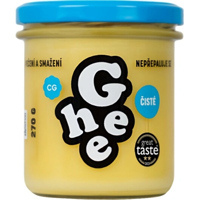 České Ghíčko Přepuštěné máslo čisté 270g