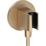 Hansgrohe Fixfit - Стенно коляно с държач, четкан бронз 26888140 (26888140)