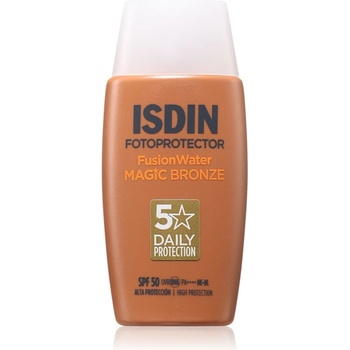 ISDIN Fotoprotector FusionWater Magic Bronze защитна тонирана течност за лице SPF 50 50ml