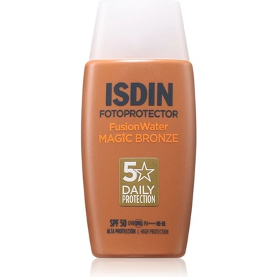ISDIN Fotoprotector FusionWater Magic Bronze защитна тонирана течност за лице SPF 50 50ml