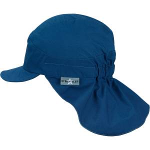 Sterntaler Детска шапка с козирка Sterntaler Kid's Peaked Cap with Neck Protection Uni Cap - Blue - размер 51 cm (904-1902-0313)