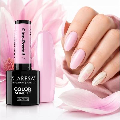 Claresa Hybridní lak Ciao Pastel 7 5ml Pastelová růžová