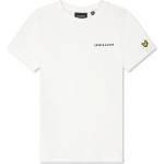 Lyle and Scott Тениска Lyle and Scott Kids L&S Script Regular Fit T-Shirt - 626 White