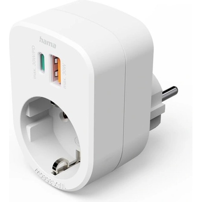 Hama 1 Plug + 2 USB (223343)