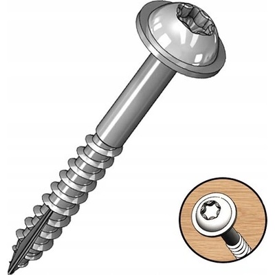 Šrouby do dřeva Milescraft 9,5 x 32 mm, 1000 ks