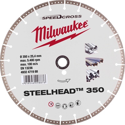 Milwaukee Steelhead Diamantový rezací kotúč 350 4932471988