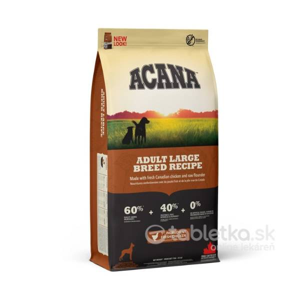 acana adult large breed recipe 17 kg - Heureka.sk