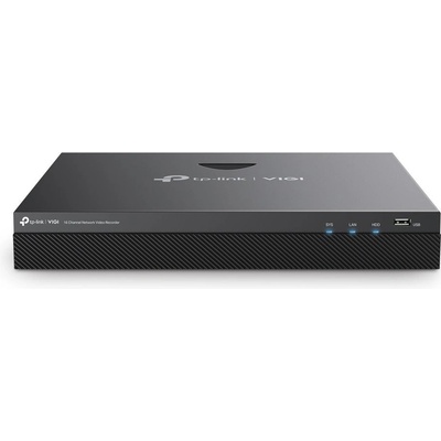 IP видеорекордер TP-Link VIGI NVR2016H, 16 канала, H. 265+/H. 265/ H. 264+/H. 264, 2x SATA (до 10TB), 2x USB 2.0, 1x LAN 10/100Mbps, 1x HDMI, 1x VGA (VIGI NVR2016H)