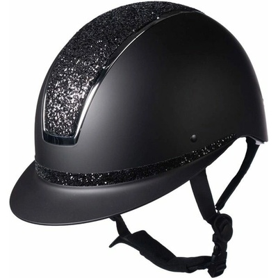 HKM Jezdecká helma Lady Shield Elegant černá stříbrná – Zbozi.Blesk.cz