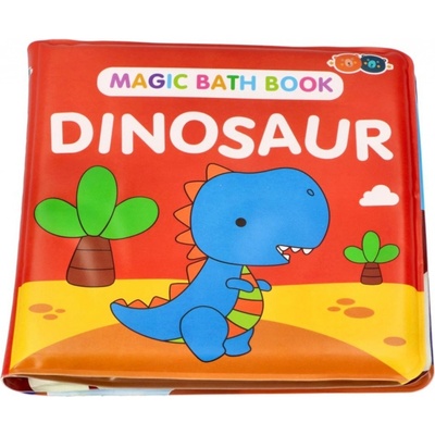 Barney&Buddy kúzelná knižka do vane Dinosaurus červená
