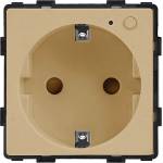 ELMARK Element zigbee К-Т ШУКО 16А МОНИТОРИНГ, ЗЛАТО (195zbgsmt/gd)