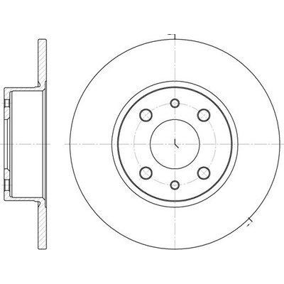 Brzdový kotúč REMSA 6150.00