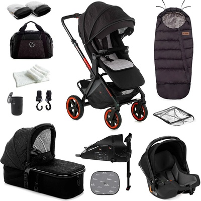 JANÉ CROSSLIGHT Carbon Edition SET RacerBlack 2023