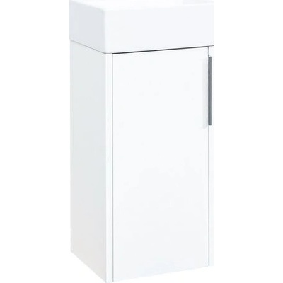 EBS City Skříňka + umývátko 33 cm, bílá lesk 1 set