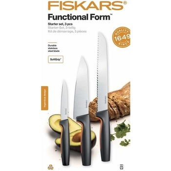 Fiskars Functional Form Sada steakových nožů 3 ks
