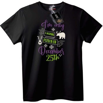 NOONEBRAND Тениска Коледен Сутрешен Тип - 6XL, White