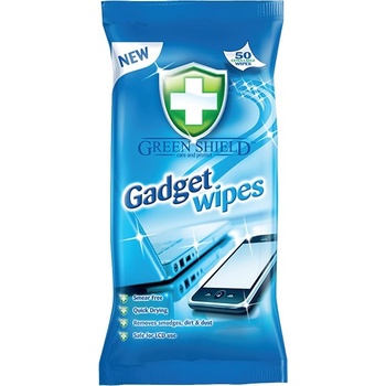 Green Shield Gadget Wipes na obrazovky, laptopy, telefony vlhčené ubrousky 50 ks