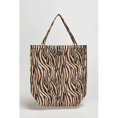 Moodo Бяло-кафява дамска чанта с шарка Moodo Moodo | Kafyav | ЖЕНИ | ЕДИН РАЗМЕР