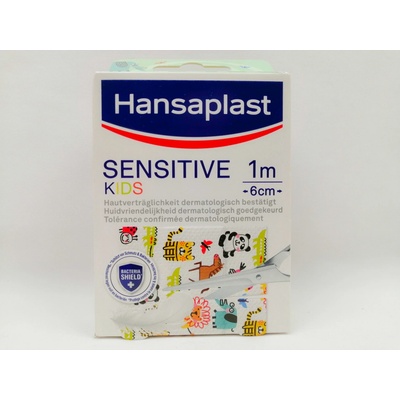 Hansaplast Sensitive Kids zvířátka náplast 1 m x 6 cm