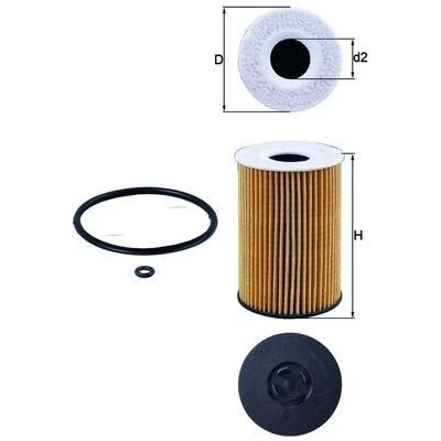 Olejový filter MAHLE OX 787D OX 787D