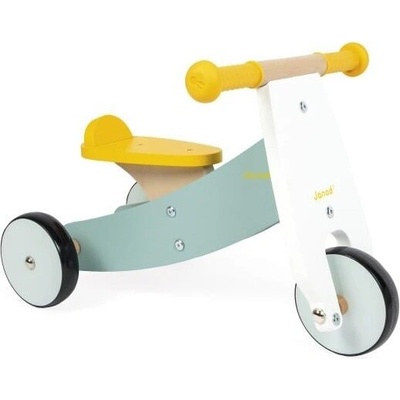 Janod Happy Garden Stabilní dřevěné odrážedlo s 3 kolečky