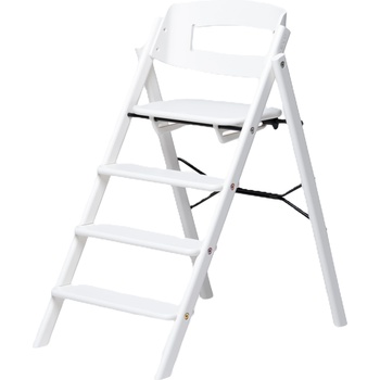 ItsKaos Детски дървен стол за хранене Kaos - Klapp, White (KLA-BEE-WHI)