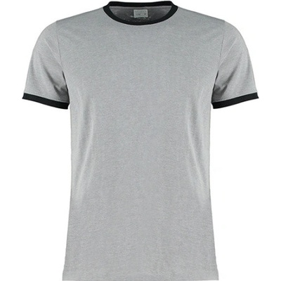 Kustom Kit pánské triko KK508 Light Grey Marl