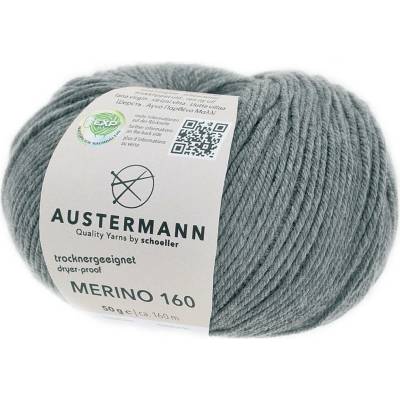 Pletací příze Austermann Merino 160 EXP Barva: 229 GRAU MELIERT