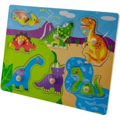 Tulilmi zábavné puzzle vkladacie Dinosaury