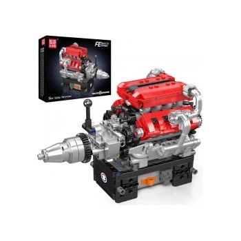Mould King 10204 Automobilový 8-valcový motor FE V12