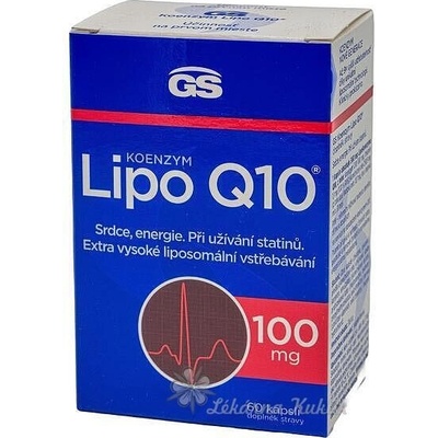 GS Koenzym Lipo Q10 100mg 2024 60+10 kapslí – Zbozi.Blesk.cz