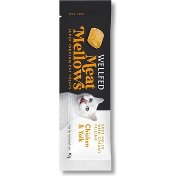 WELLFED Меки хапки с кремообразен пълнеж, пиле и жълтък