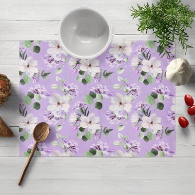 Biante prostírání PML-044 Květy magnolie na fialovém 35x45cm