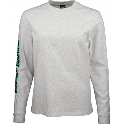 SANTA CRUZ tričko Broken Dot L/S T-Shirt Athletic Heather