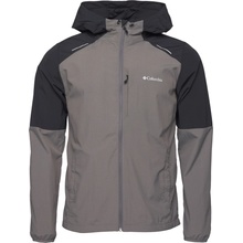 Columbia TECH NYLON HOODIE sivá tmavo sivá biela