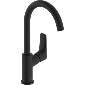 Hansgrohe Logis - Смесител за мивка, EcoSmart, черен мат 71131670 (71131670)